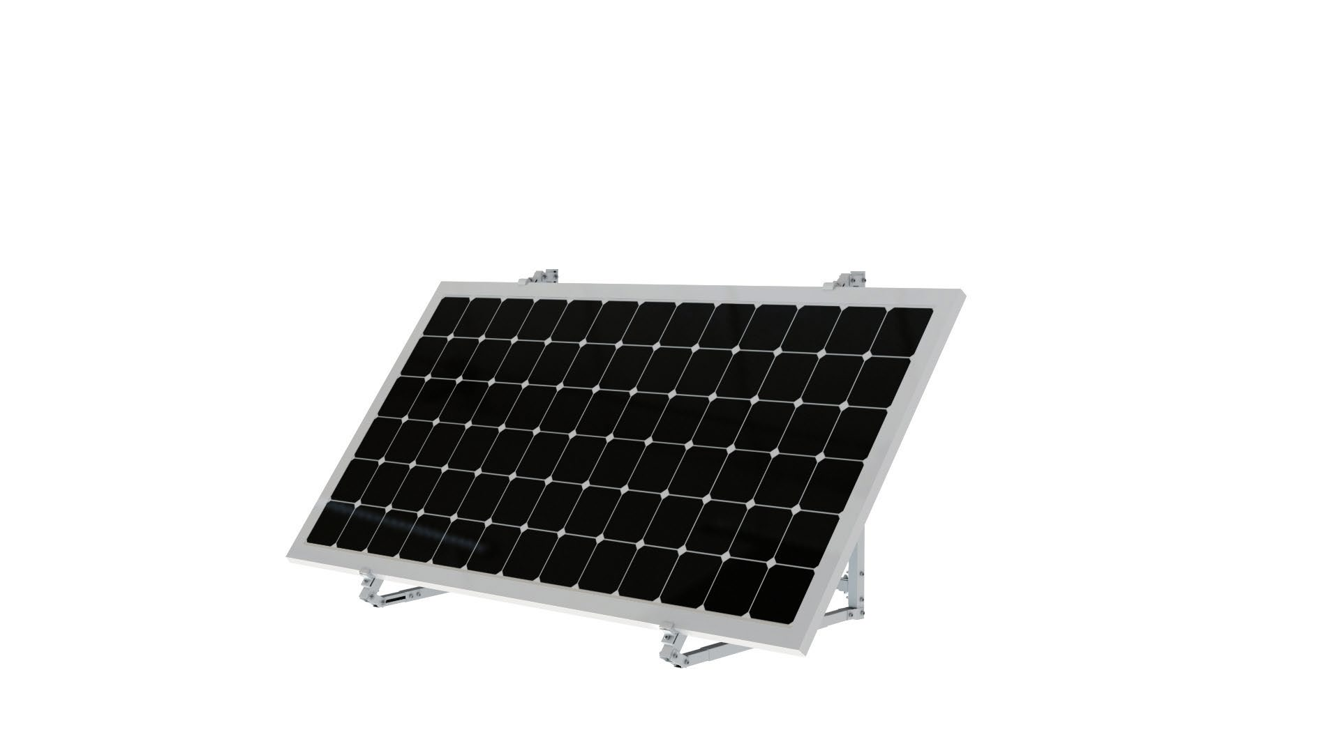 Universal 3-Way Adjustable PV Bracket (30–43° Tilt, Multi-Scenario Mount for Balcony, Flat & Wall)