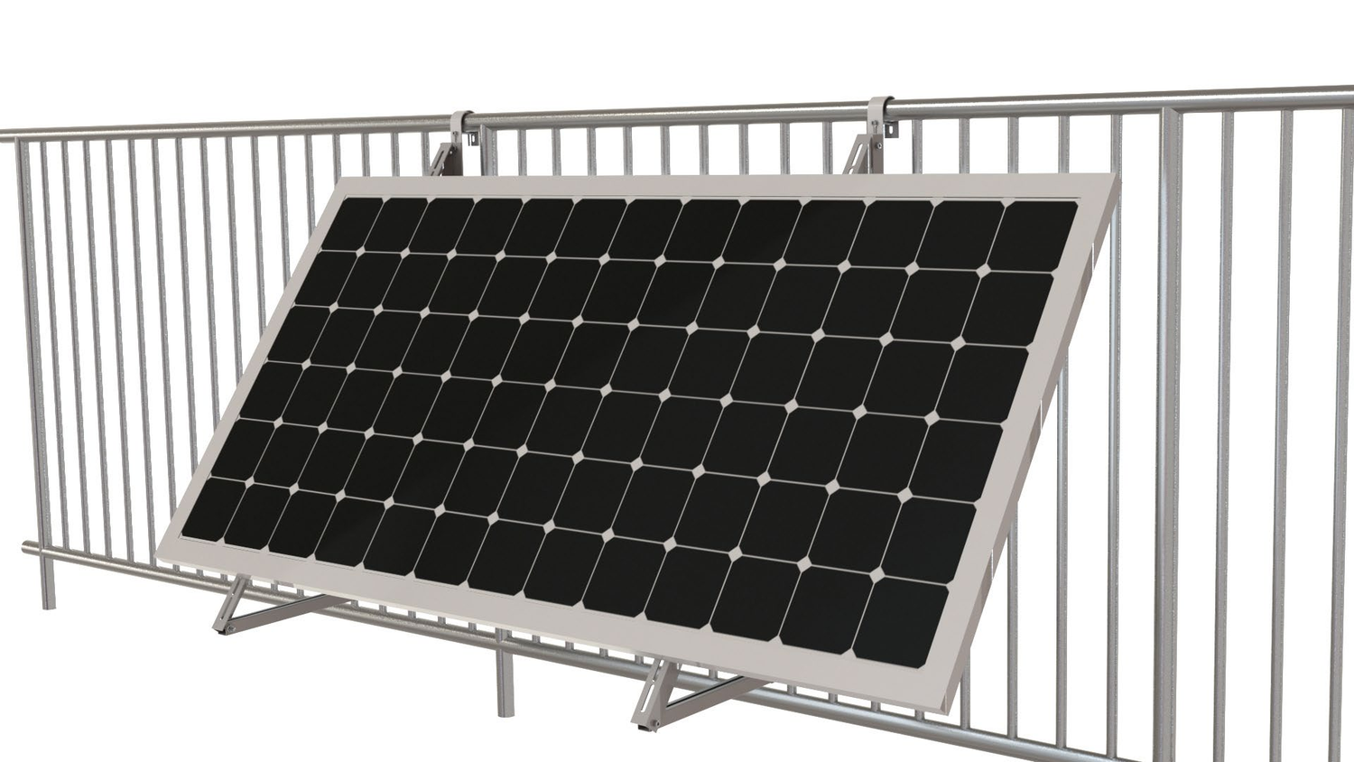 Floor/Flat Triangle Stand for Balcony PV (Fixed Tilt 20–30°, AL6005-T5, SUS304, Wall/Flat Optional Anchors)