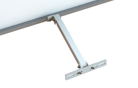 Railing-Post Adjustable PV Bracket (15–30° Tilt, No-Drill Installation for Balcony & Terrace)