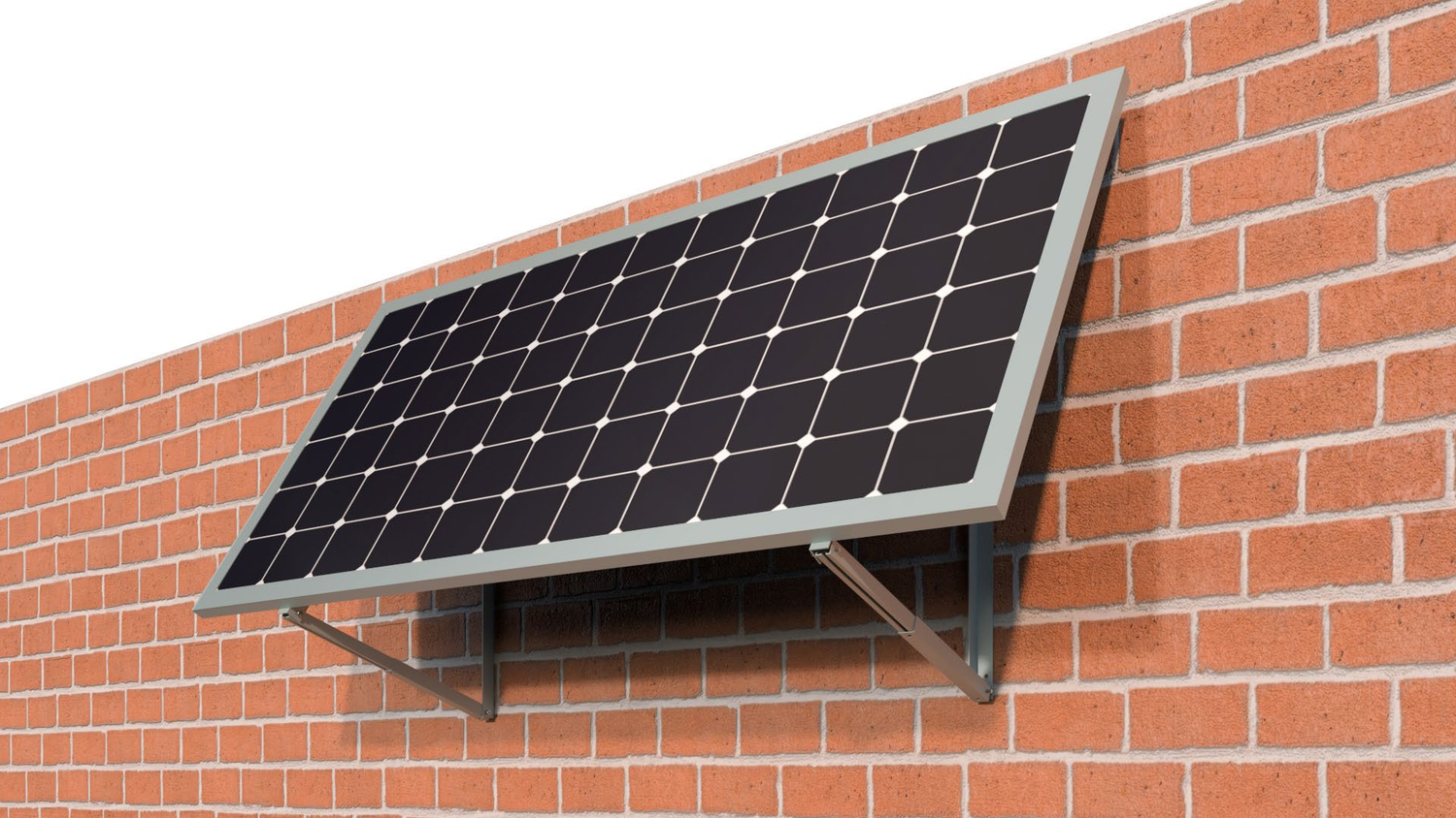 Floor/Flat Triangle Stand for Balcony PV (Fixed Tilt 20–30°, AL6005-T5, SUS304, Wall/Flat Optional Anchors)