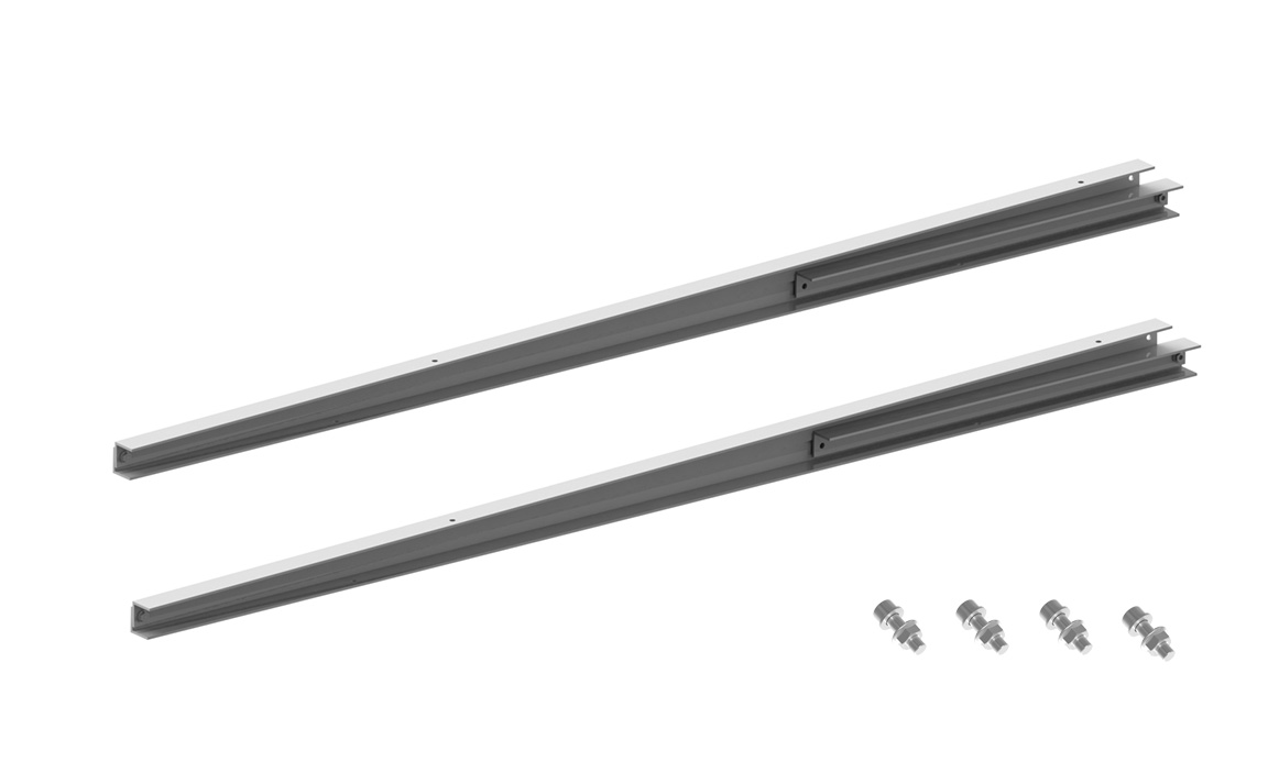 Railing-Mount Adjustable Balcony PV Bracket (18–36° Tilt, AL6005-T5 & SUS304, Pre-assembled)
