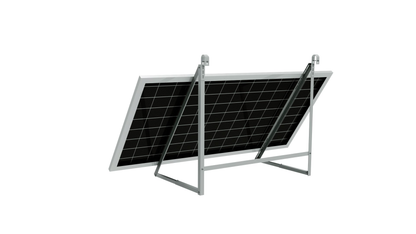 Floor/Flat Triangle Stand for Balcony PV (Fixed Tilt 20–30°, AL6005-T5, SUS304, Wall/Flat Optional Anchors)